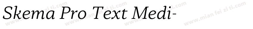 Skema Pro Text Medi字体转换